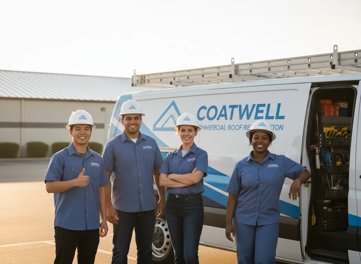 Commercial roof coating company in Wilmington, MA